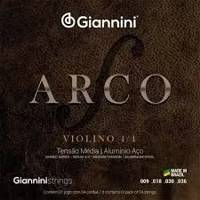 15102 Set cuerdas Violin 4/4 Giannini MUS15102 VIOLINO