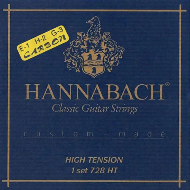 Set cuerdas Guitarra Nylon Hannabach 728HTC