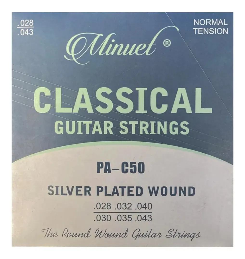 Set cuerdas Guitarra Nylon Minuet PA-C50H HARD TENSION