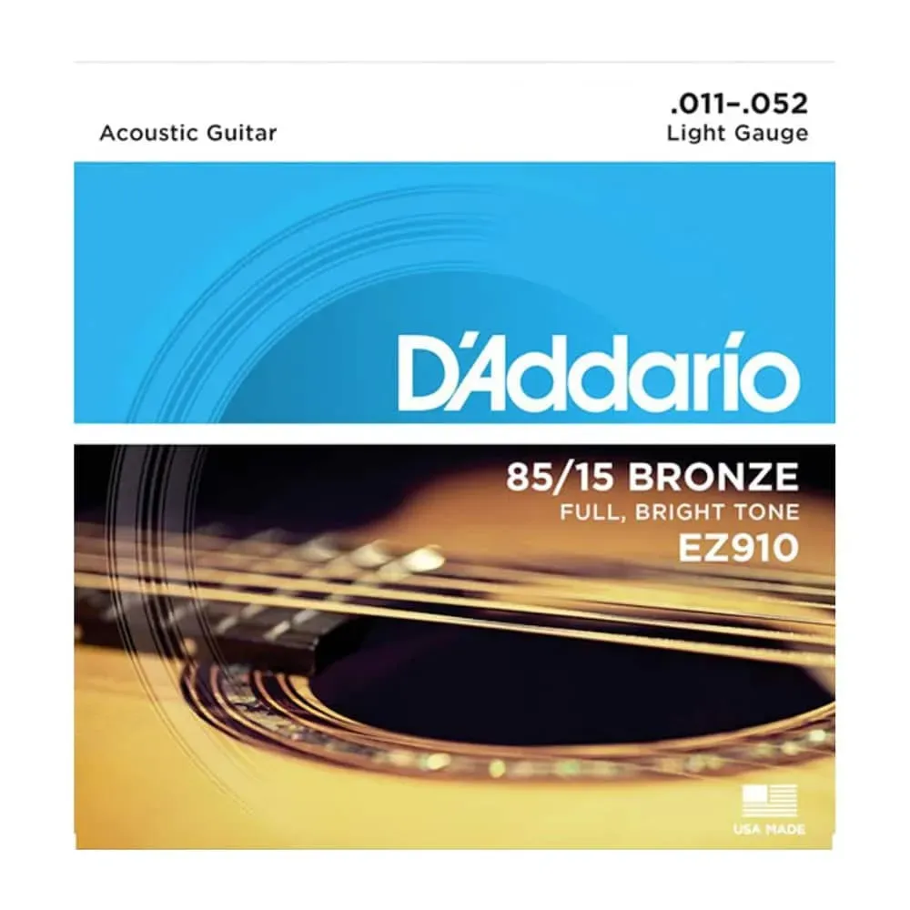Set cuerdas Guitarra Ac˙stica 0.11 D'addario EZ910