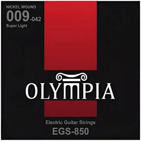 Set cuerdas Guitarra Electrica 0.09 Olympia HQE-0942