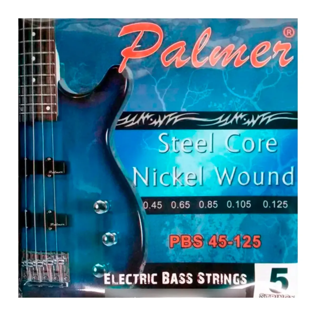 PBS 45-125 Set Cuerdas Bajo ElÈctrico 5C 0.45 Palmer MUS15498