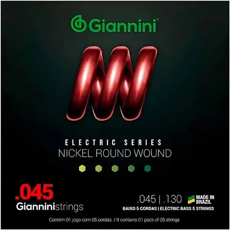 Set Cuerdas Bajo ElÈctrico 5C 0.45 Giannini MUS23376