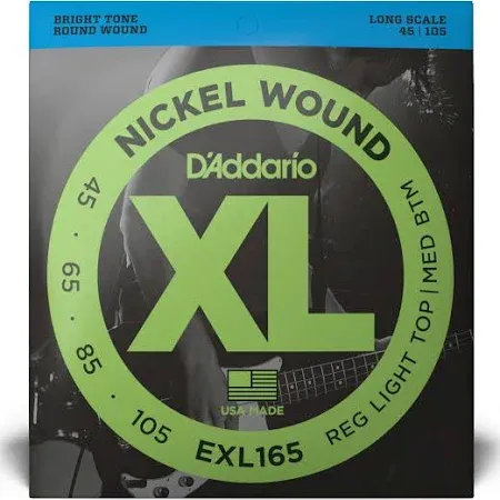 Set Cuerdas Bajo ElÈctrico 4C 0.45 D'addario XL EXL165