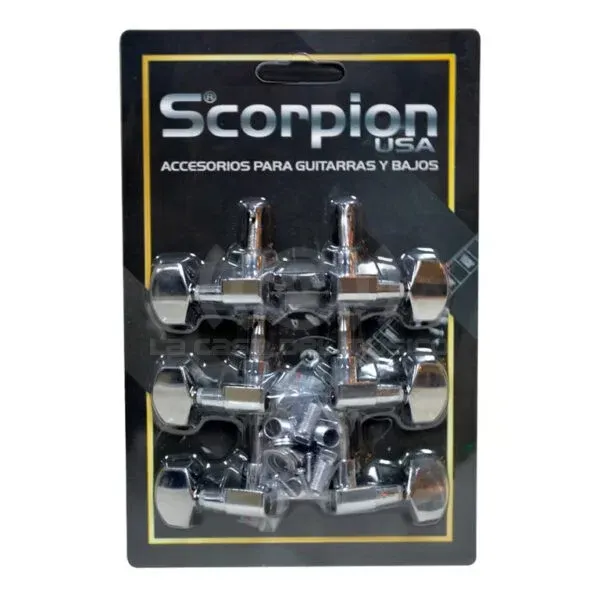 Clavijero Guitarra Scorpion M-1002CR
