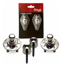Strap Locks Stagg SSL1 Cromado