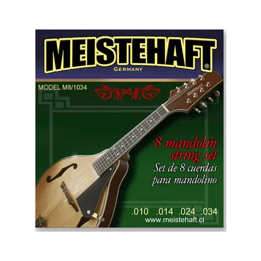 M8/1034 SET CUERDAS PARA MANDOLINA 8 CUERDAS MEISTEHAFT