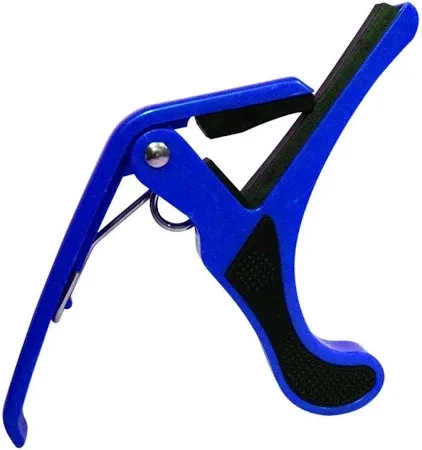 CPD-383 CAPODASTRO DE PINZA AZUL GUITARRA CLASICA